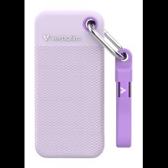 Verbatim Pocket SSD 2 TB USB Veids-C 3.2 Gen 2 (3.1 Gen 2) Lillā