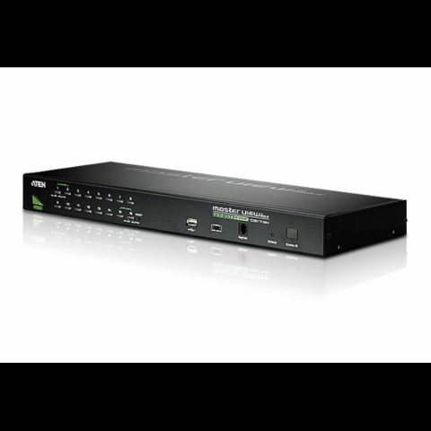 Aten CS1716A-AT-G (KVM) tastatūras/video/peļu pārslēgšanas mehānisms Statņa m…