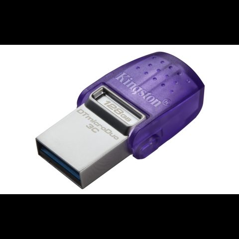 Kingston Technology DataTraveler microDuo 3C USB zibatmiņa 128 GB USB Type-A / US…