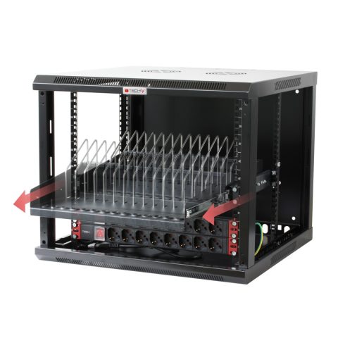Techly I-CABINET-TRAY14BK plauktu