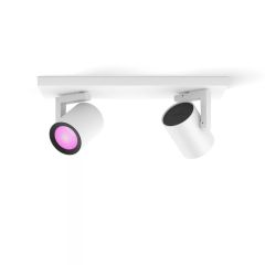Philips Hue White and colour ambience Argenta double spotlight