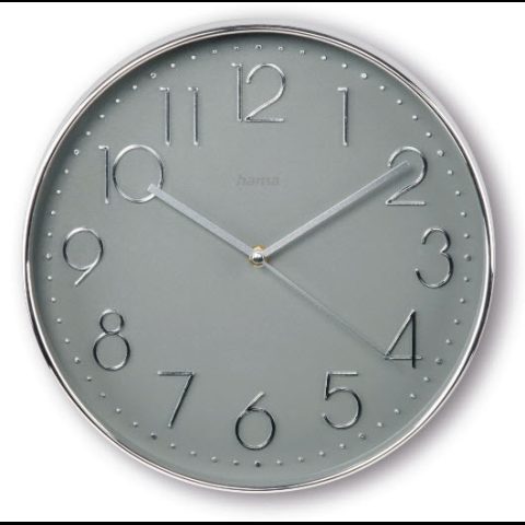 Hama Corsica Quartz clock Круг Серый