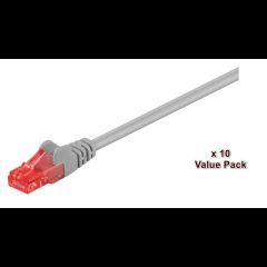 MicroConnect V-UTP610VP сетевой кабель Серый 10 m Cat6 U/UTP (UTP) Круглый