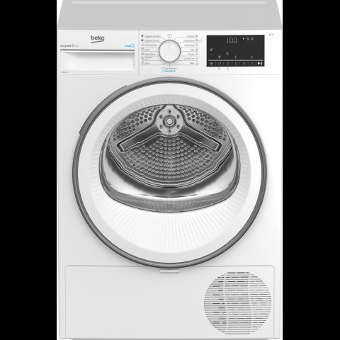 Beko B3T68230 veļas žāvētājs Brīvi novietots Ielādēšana no priekšas 8 kg Balt…