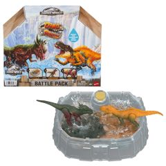 Mattel Jurassic World Dino Reveal 2 Dinosaur Toys in Battle Arena