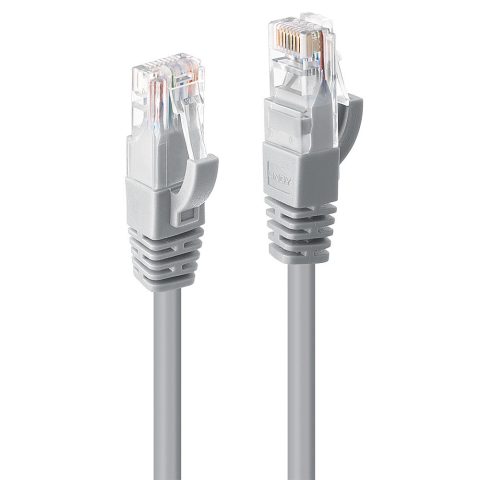 Lindy 48005 tīkla kabelis Pelēks 5 m Cat6 U/UTP (UTP) Apaļš
