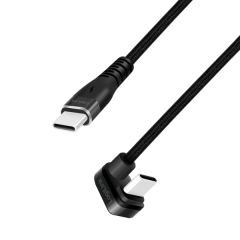 LogiLink CU0190 USB cable USB 2.0 1 m USB C 0.48 Gbit/s 60 W Black