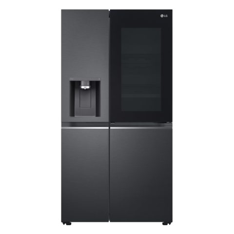 LG GSXV90MCDE side by side ledusskapis Brīvi novietots 635 L Melns