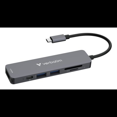 Verbatim 32156 interfeisa centrmezgls USB 3.2 Gen 1 (3.1 Gen 1) Type-C 5000 Mbit/…