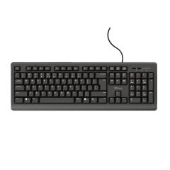 Trust TK-150 клавиатура Офисная USB QWERTZ Немецкий Черный