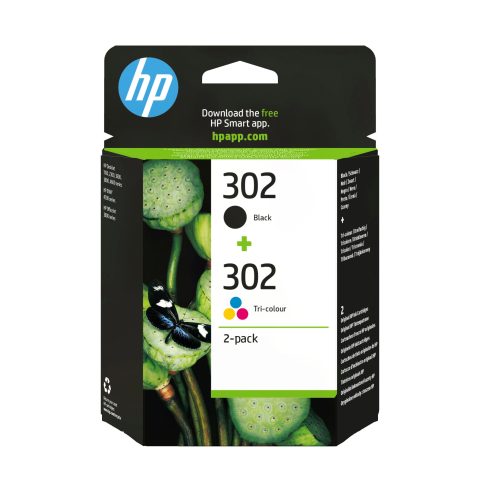 Hewlett Packard (HP) HP 302 2-pack Black/Tri-color Original Ink Cartridges