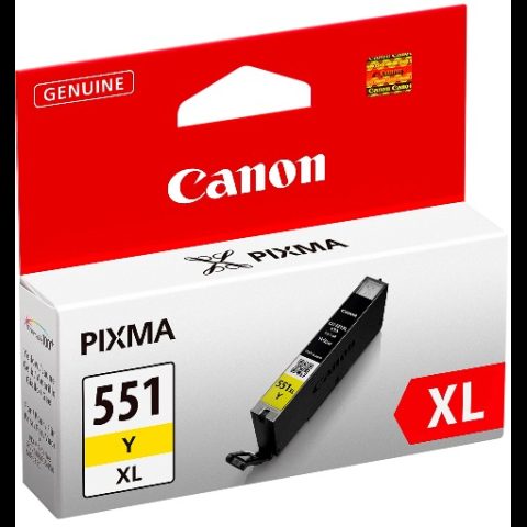 Canon CLI-551XL Y w/sec tintes kārtridžs 1 pcs Oriģināls Augsta (XL) produktiv…
