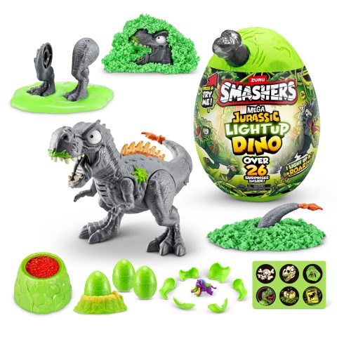 Smashers Mega Jurassic Light Up Dino Egg ZURU