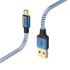 Hama 00178289 USB cable USB 2.0 1.5 m USB A Micro-USB B Blue