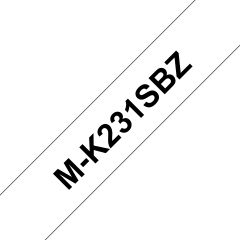 Brother M-K231SBZ marķēšanas lenta Melns uz balta