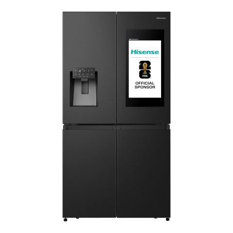 Hisense RQ760N4IFE side by side ledusskapis Brīvi novietots 577 L Melns