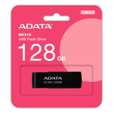 ADATA UC310 USB zibatmiņa 128 GB USB Type-A 3.2 Gen 1 (3.1 Gen 1) Melns