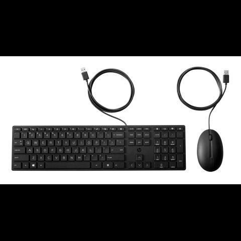 Hewlett Packard (HP) HP su laidu 320MK combo klaviatūra and pelė (česko-…