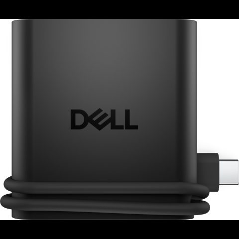 Dell DA225 Vadu USB 3.2 Gen 1 (3.1 Gen 1) Type-C Melns