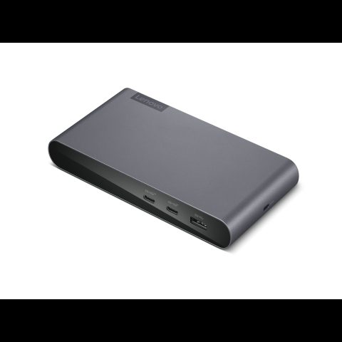 Lenovo 40B30090EU dokstacija 2 x USB 3.2 Gen 2 (3.1 Gen 2) Type-C Pelēks