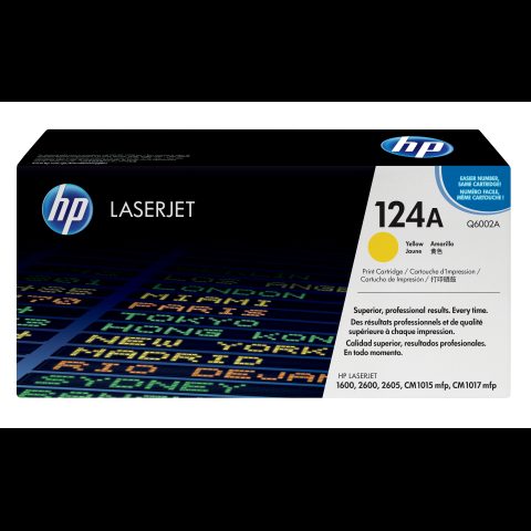 Hewlett Packard (HP) HP krāsu LaserJet Q6002A dzeltenas krāsas drukas kasetne