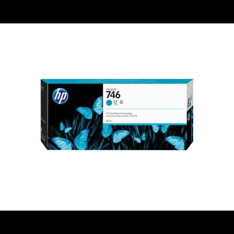Hewlett Packard (HP) HP 746 300-ml Cyan DesignJet Ink Cartridge