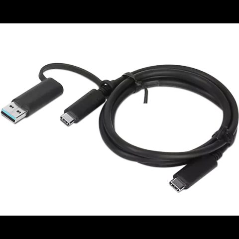 Lenovo 4X90U90618 USB kabelis USB 3.2 Gen 1 (3.1 Gen 1) 1 m USB A/USB C USB C M…