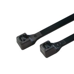LogiLink KAB0041B kabeļu saite Kāpņu formas kabeļu saite Neilons Melns 100 pcs