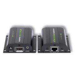 Techly IDATA EXT-E70I АВ удлинитель АВ передатчик и приемник Черный