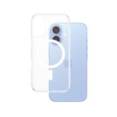 Panzer Glass PanzerGlass ® HardCase Transparent w. White MagSafe iPhone 16