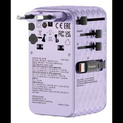 Verbatim Charge 'n' Travel 70W Universāls Lillā AC Ātrā uzlāde Iekštelpas