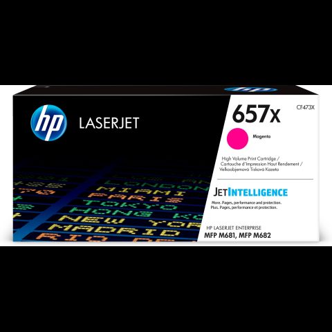 Hewlett Packard (HP) HP 657X High Yield Magenta Original LaserJet Toner Cartridge
