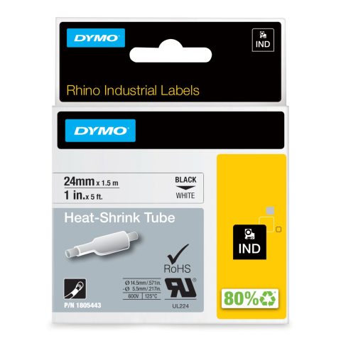 Dymo 1805443 marķēšanas lenta Melns uz balta