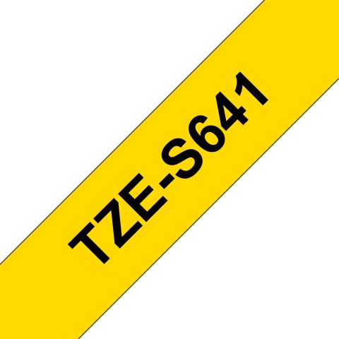Brother TZE-S641 marķēšanas lenta Melns uz dzeltena TZ