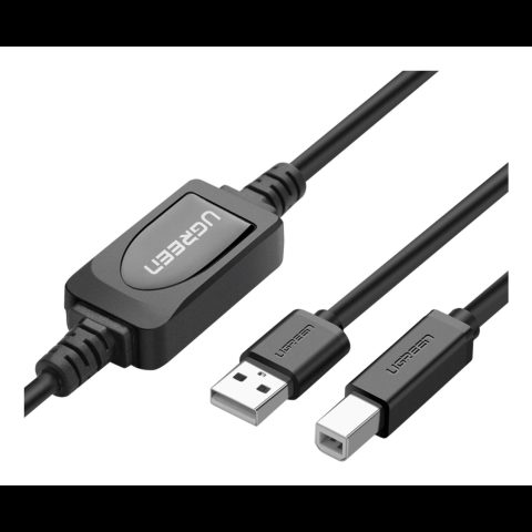 Ugreen US122 USB kabelis USB 2.0 10 m USB A USB B 0