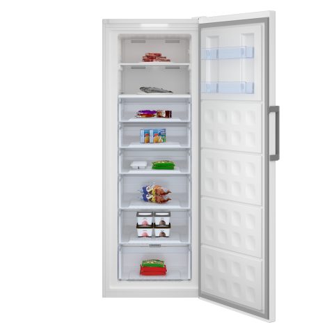 Beko RFNE448E45W Upright freezer Freestanding 404 L White