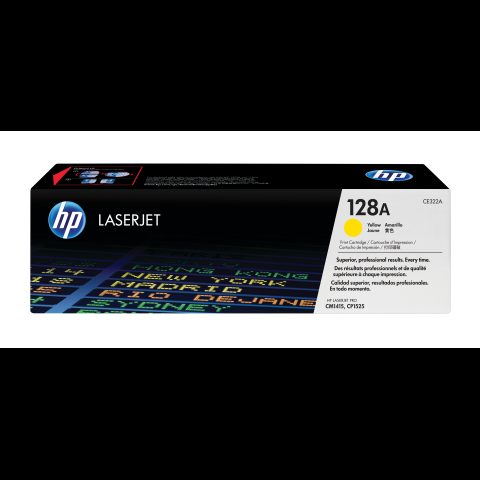 Hewlett Packard (HP) HP 128A Yellow Original LaserJet Toner Cartridge