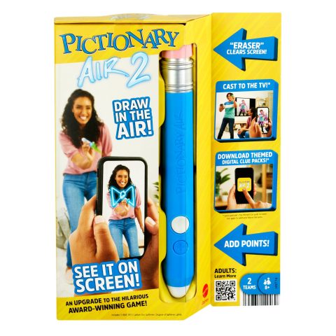Mattel Games HNT74 galda spēle Pictionary Air 2 Zīmējums
