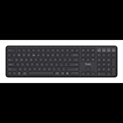Trust Vaiya tastatūra Mājas/Biroja RF bezvadu sakari + Bluetooth QWERTZ Vācu M…