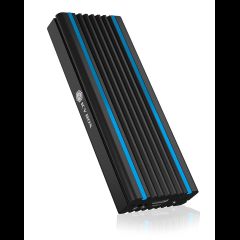 Icy Box IB-1824ML-C31 SSD enclosure Black M.2
