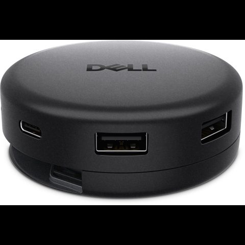 Dell DA326 Vadu USB 3.2 Gen 1 (3.1 Gen 1) Type-C Melns