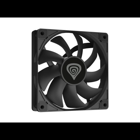 Genesis Oxal 120 Datora korpusam Ventilators 12 cm Melns 1 pcs