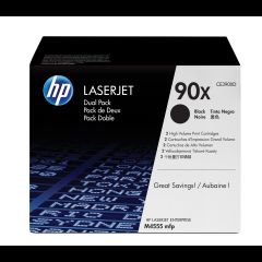 Hewlett Packard (HP) HP 90X 2-pack High Yield Black Original LaserJet Toner Cartridges