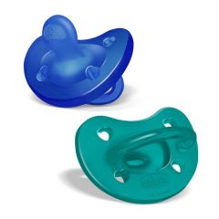 Chicco 00073086210000 baby pacifier Ultra soft pacifier Anatomical Silicone Blu…