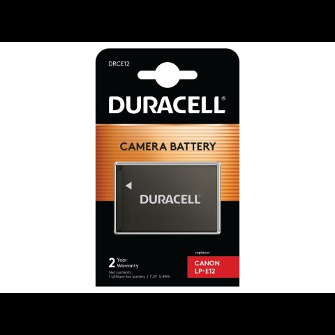Duracell DRCE12 kameru / digitālās videokameras akumulators Litija jons 750 mAh
