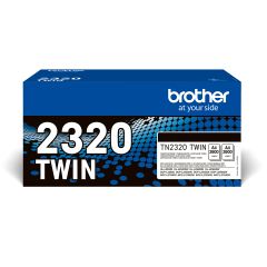 Brother TN-2320TWIN tonera kārtridžs 1 pcs Oriģināls Melns
