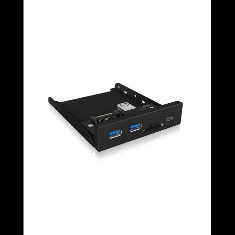 Icy Box IB-HUB1417-i3 Black