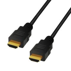 LogiLink CH0079 HDMI kabelis 3 m HDMI Type A (Standard) Melns