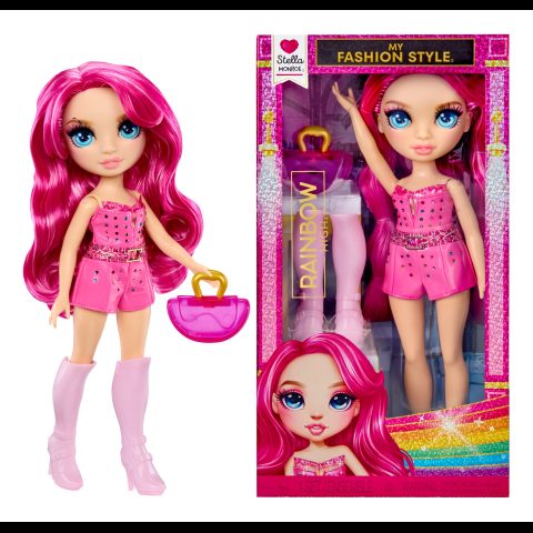 Rainbow High My Fashion Style Fashion Doll- Stella Monroe (Fuchsia)