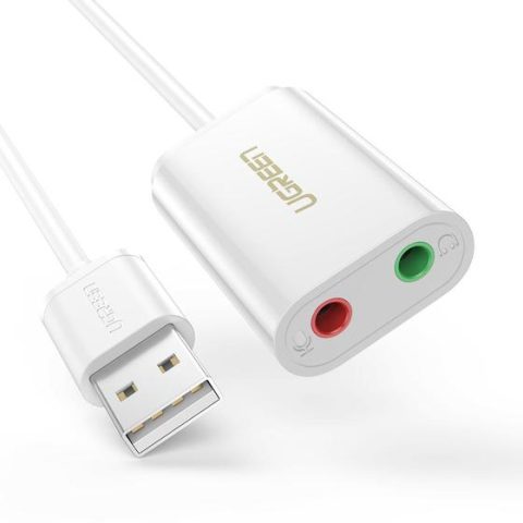 Ugreen 30143 аудио карта 2.0 канала USB
